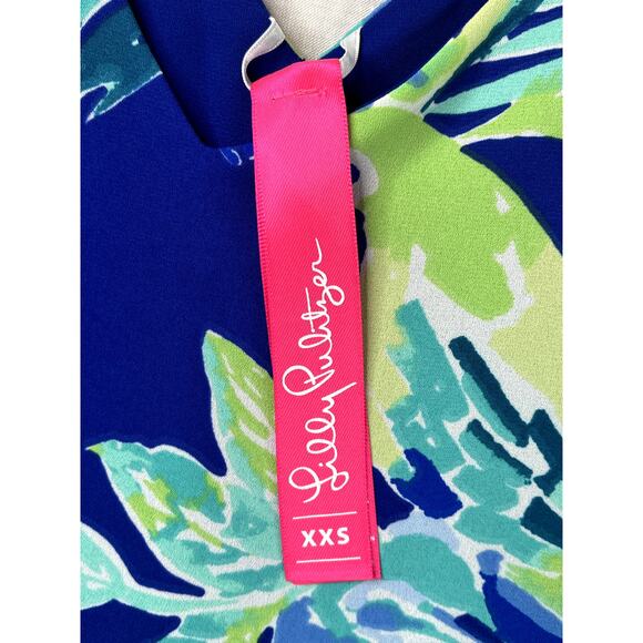 Lilly Pulitzer Reversible Florin dress Nest to Nothing/Twilight blue, size XXS - Picture 3 of 9